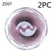 Self-adhesive Reusable Glue-free Eye Lashes With Natural Curl ZD07 2PC 0 null