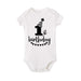 Short-sleeved Fart Clothes Baby Onesies White 0 Zimivas