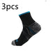 Ankle Guard Compression Zimivas Men's and Women's Socks 3pcs Black blue fashion accessories Zimivas