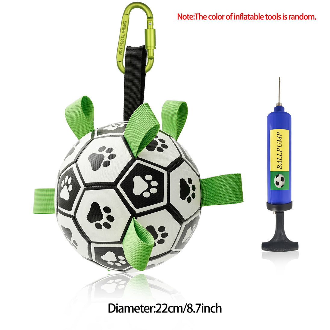 Interactive Dog Football Toy Soccer Ball Inflated Training Toy For Dogs Outdoor Border Collie Balls For Large Dogs Pet Supplies D1 pet supplies Zimivas