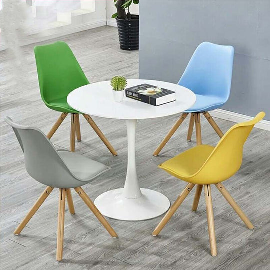 Nordic Tulip Colored Dining Simple Eames Office Chair Furniture Zimivas