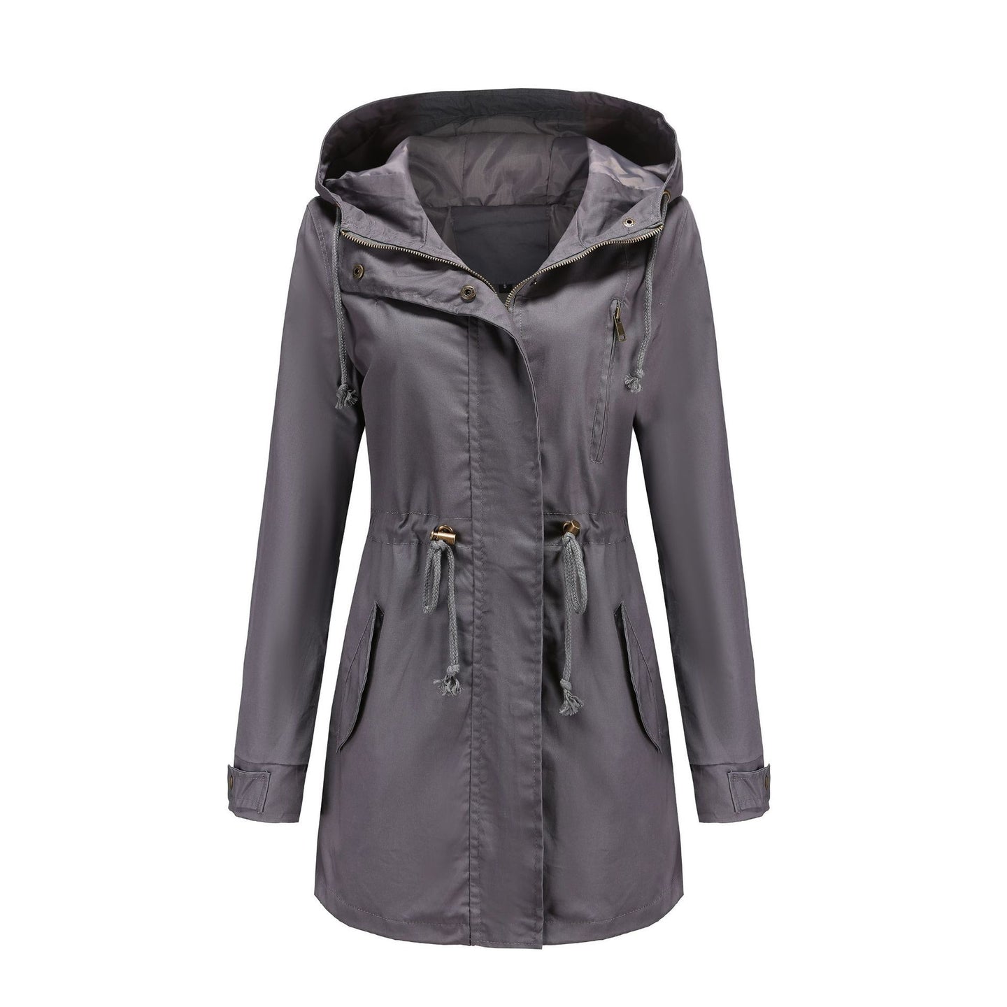 New Cotton Anorak Women's Spring And Autumn Coat Gray 0 null