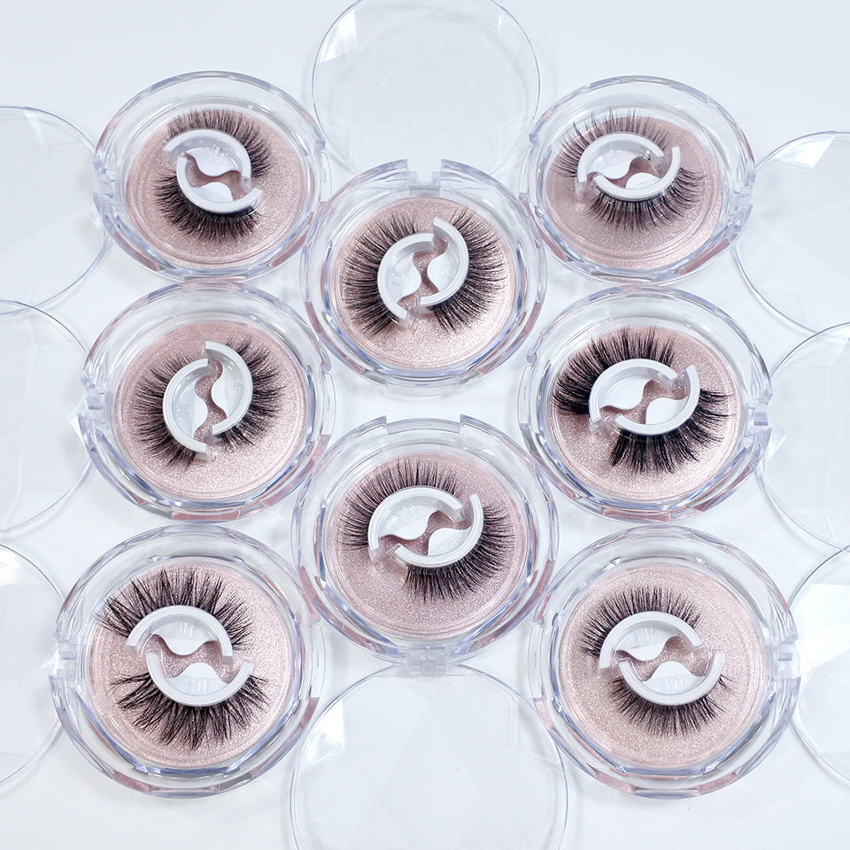 Self-adhesive Reusable Glue-free Eye Lashes With Natural Curl 0 null