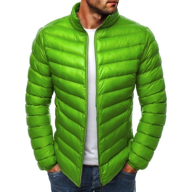 Autumn And Winter New Products Men's Cotton Jacket Men Green 0 null