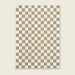 Retro Classic Checkerboard Vertigo Rug Living Room Bedroom Warm coffee impression 0 null