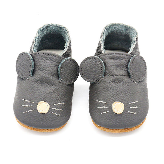 Baby Shoes Baby Shoes Soft-soled Toddler Shoes Grey 0 null