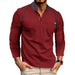 Fashion Colorblock Casual Amazon Men's Top Wine Red 0 null