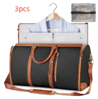 Large Capacity Travel Duffle Bag Women's Handbag Folding Suit Bag Waterproof Clothes Totes Set22 bag Zimivas