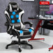 Men's Computer Home Comfort Ergonomic Dormitory Gaming Seat Swivel Chair Black and white 0 null