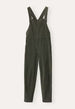 Corduroy Bib Overalls With Buttons And Pockets Fashion Casual Jumpsuit Loose Straight Pnats For Women 0 null