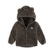 Korean Children's Coat Plus Cashmere Sweater Baby Clothes Brown 0 null