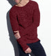 Men's Polyester Knit Sweater New Fashion Red men clothing Zimivas