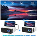 YT500 Home Mini Projector Mini Children's Home Portable Private Cinema HD LED Wired Wireless Phone Projection 4 Zimivas