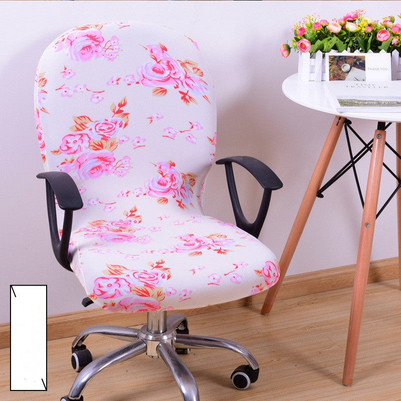 Computer Chair Cover Office Chair Cover Swivel Chair Package Chair Cover Rotating Lifting Chair Cover Chair Cover Peony Blossom Default 0 null