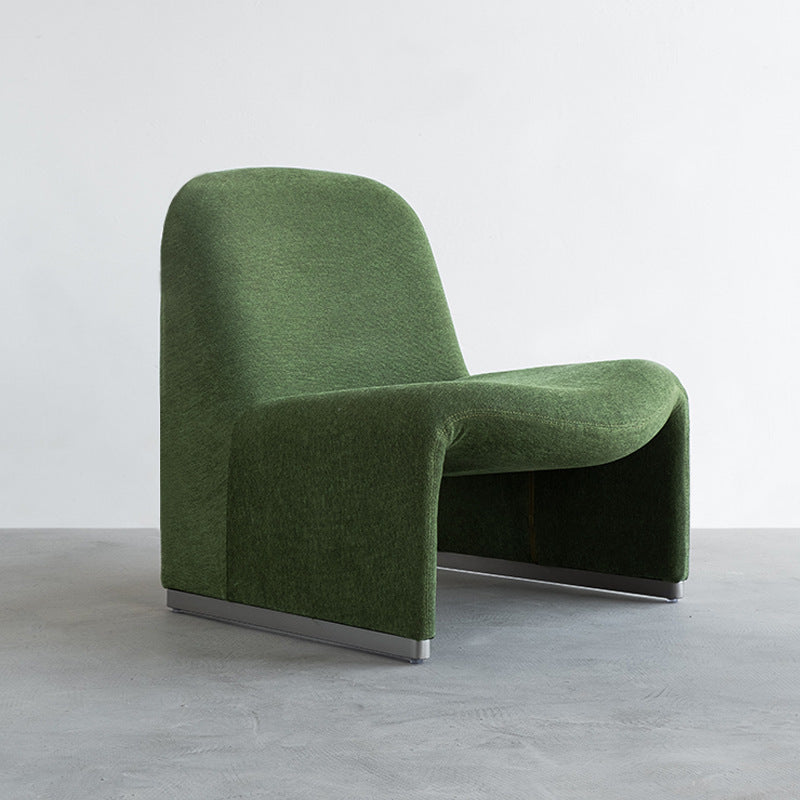 Nordic Small Family Single Chair Small Sofa Single Chair, for small Apartment Reception Lounge Area Sofa, Studio Homestay Grass green Furniture Zimivas