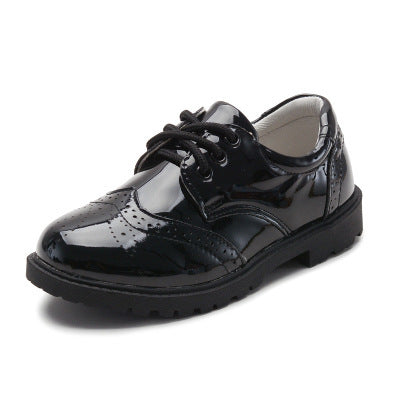 Boys' Leather Shoes, Children's Shoes, British Casual Single Shoes, Student Performance Shoes 0 null