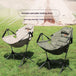 Rocking Chair Outdoor Aluminum Alloy Folding Chair Portable 0 null