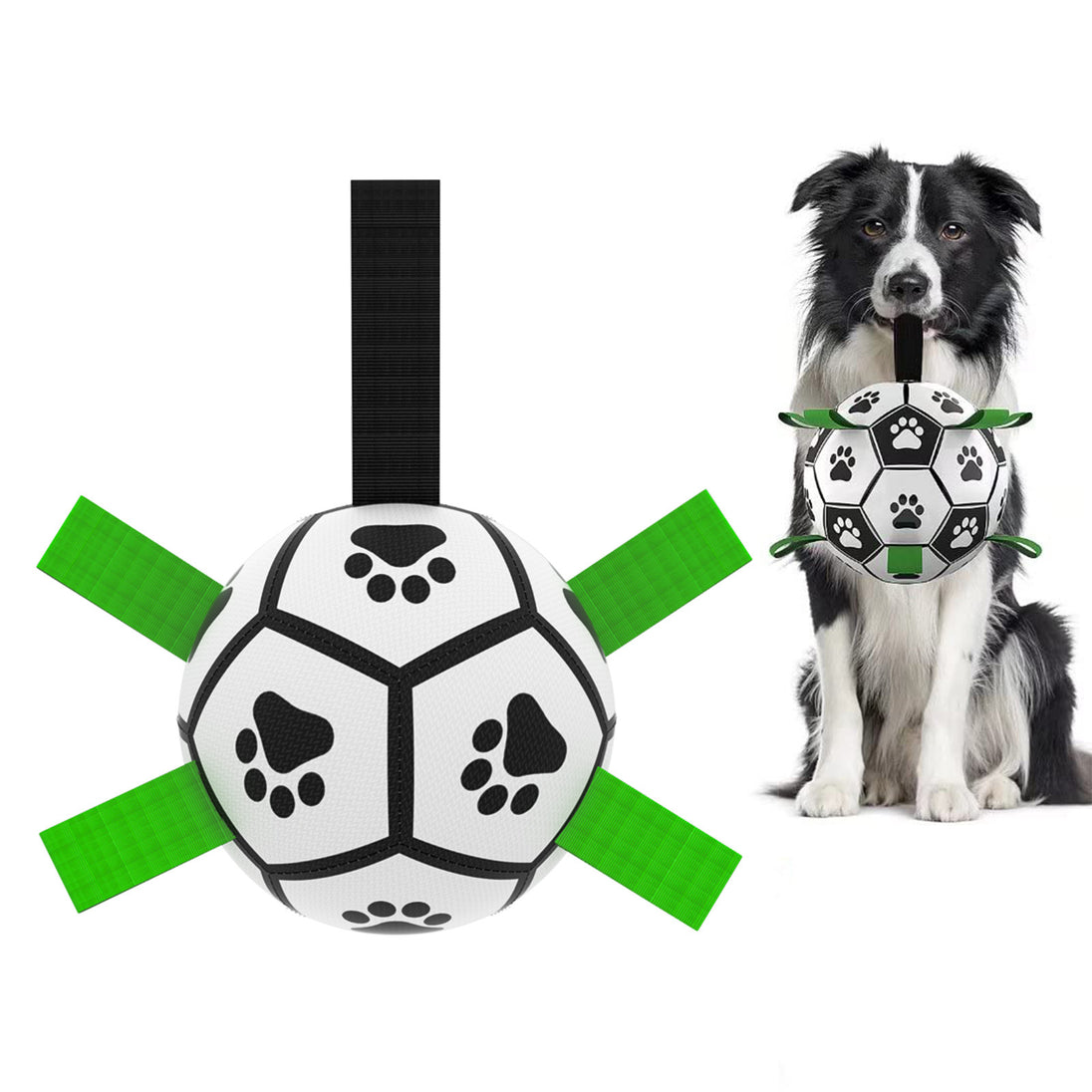 Interactive Dog Football Toy Soccer Ball Inflated Training Toy For Dogs Outdoor Border Collie Balls For Large Dogs Pet Supplies pet supplies Zimivas