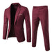 Two-piece Suit Business Professional Formal Wear Korean Slim Fit Men Clothing Zimivas