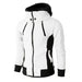 Men's Zip UP Hooded Jacket Fake Two Piece Sports Cardigan Casual Slim Sweatshirt Jacket White 0 Zimivas