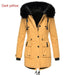 Women's Clothing Fleece-lined Thickened Women's Cotton Padded Clothing Women's Winter Yellow Women Clothing Zimivas