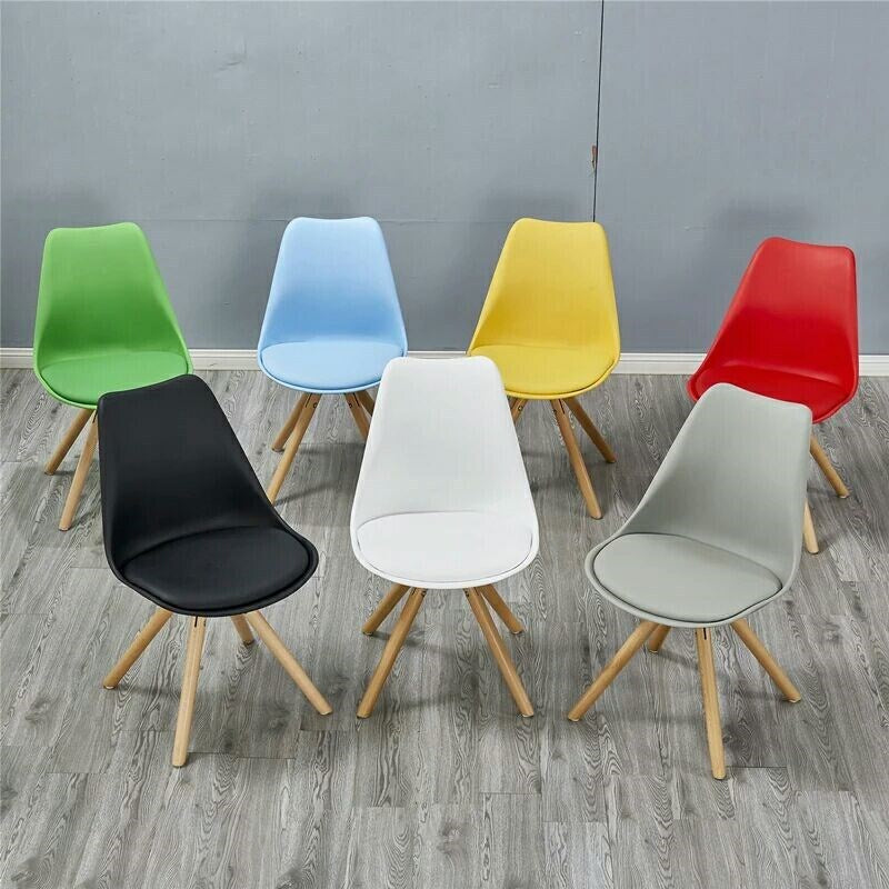 Nordic Tulip Colored Dining Simple Eames Office Chair Furniture Zimivas