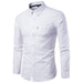 Men S Shirts Korean Men Slim Long Sleeve Dress Shirt White 0 null