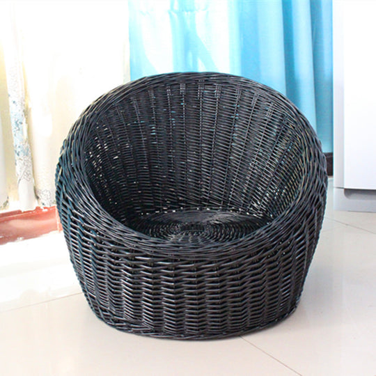 Sofa Chair Creative Wicker Rattan Black M 0 null