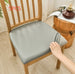 Waterproof Dustproof Chair Cover Faux Leather Leather Cover Universal Light Gray Length And Width 35to50cm 5PCS 0 null