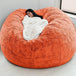 Lazy Sofa Bean Bag Chair Foam Furniture Bean Bag Orange Furniture Zimivas