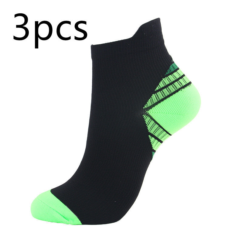 Ankle Guard Compression Zimivas Men's and Women's Socks 3pcs Green fashion accessories Zimivas