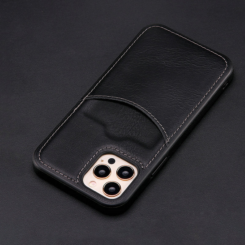 PU Mobile Phone Protective Leather Business Mobile Phone Case Black 0 null