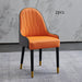 Light Luxury Solid Wood Dining Chair Modern Minimalist Backrest A orange 2PCS 0 null