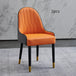 Light Luxury Solid Wood Dining Chair Modern Minimalist Backrest A orange 2PCS 0 null